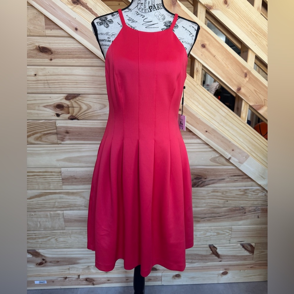Calvin Klein Vibrant Coral Mini Dress